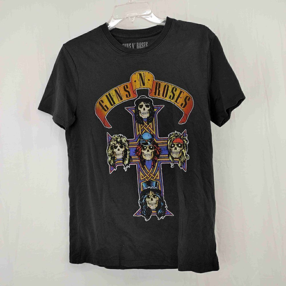 Guns N' Roses Appetite For Destruction Cross Official T-Shirt Adult Size S Black